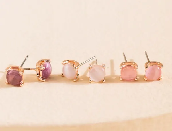 Francesca's 3 Stud Earrings Set - Image 2