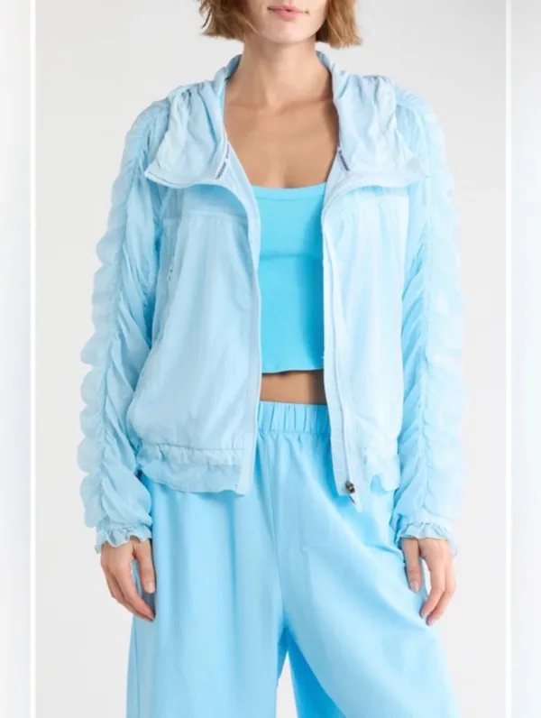 Free People Sheer Bliss Windbreaker Jacket - Image 9