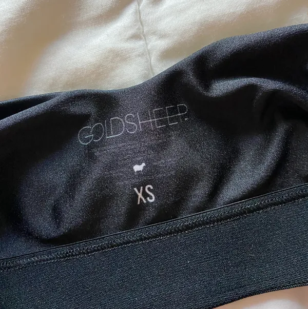 Gold Sheep Cyclebar Branded Sports Bra - Image 4