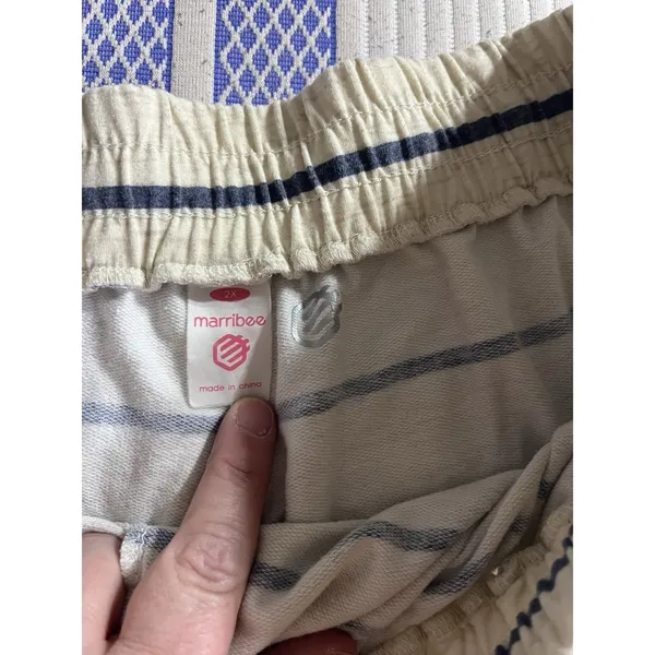 Marribee Knit Shorts Size 2x Dia Co. Knit Lounge - Image 3