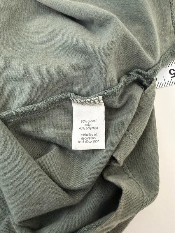 Maurices Morgan Wallen Relaxed Fit Graphic Tee Olive Green Short Sleeve - Image 9