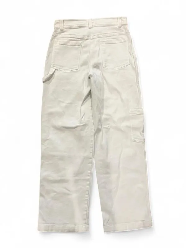 Aritzia Sunday Best White Cargo Pants - Image 3
