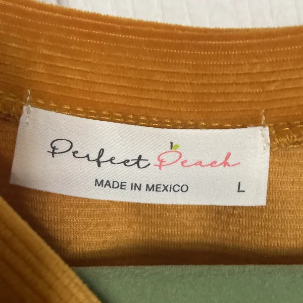 Perfect Peach Boutique Tunic Orange Size L - Image 5