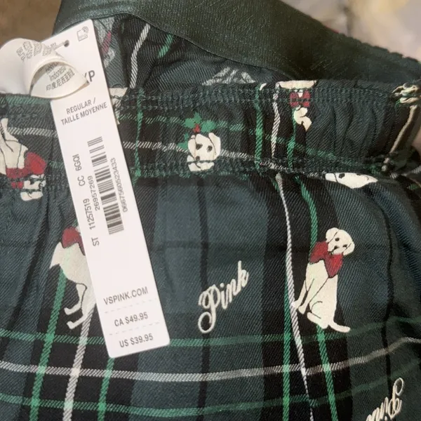 Pink Flannel Sleep‎ Pants - Image 4
