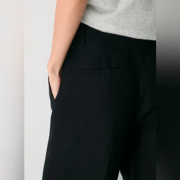 Aritzia x Wilfred The Effortless Pant- Linen High-waisted wide-leg linen pants - Image 8