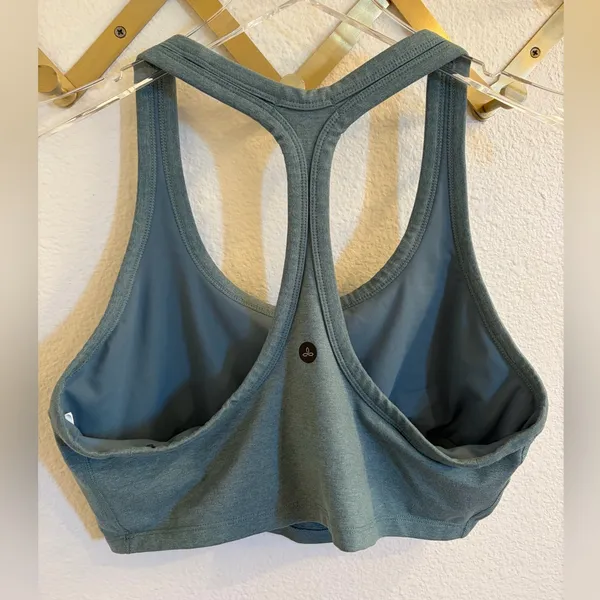 Prana Heavana Racerback Bralette Dusty Heather Large - Image 5