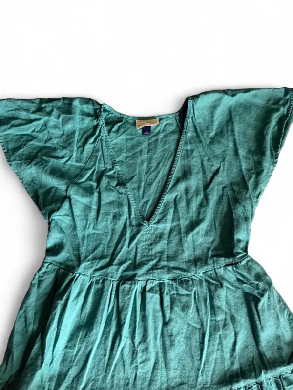 Universal Threads Teal Tiered Mini Dress Size S - Image 3