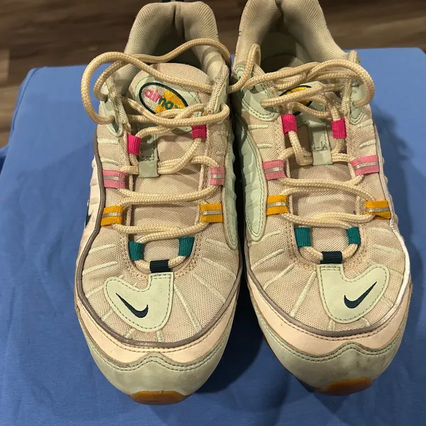 Nike White and Multi Color Air Max Sneakers - Image 5