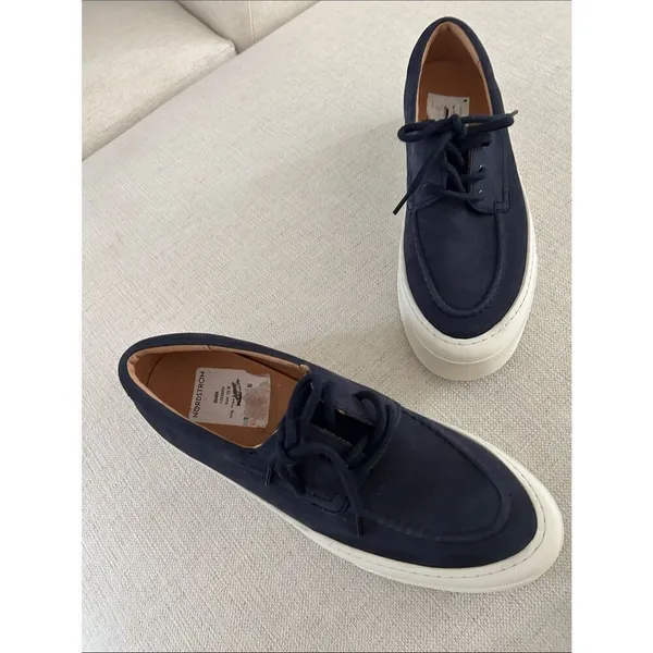 Sperry Candy Boat Shoe Navy Suede Women Size 10, NWT - Image 4