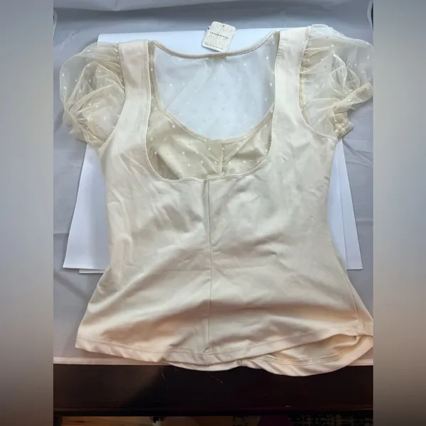 Free People Intimately size Medium. Cream color. NWT. - Image 2