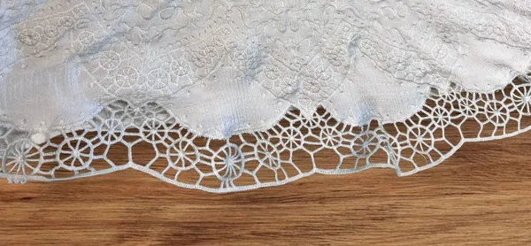 ASTR Embroidered Tunic Tank Top Ivory Size Large - Image 5