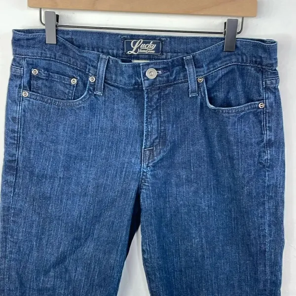 Lucky Brand Long Inseam Jeans 12/31 dark Wash - Image 3