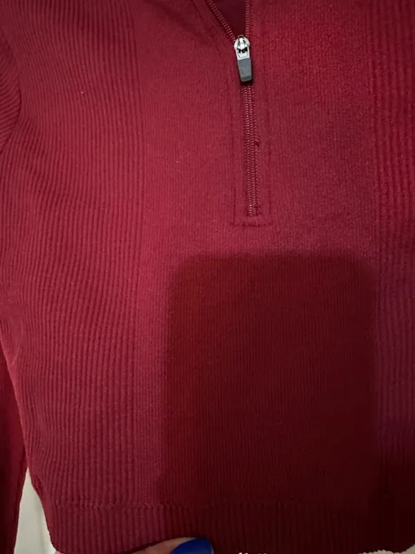 Burgundy No Boundaries half zip sweatshirt and leggings set - Image 6