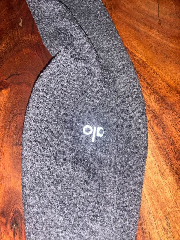 Women’s gray alo yoga athletic leggings size S - Image 2