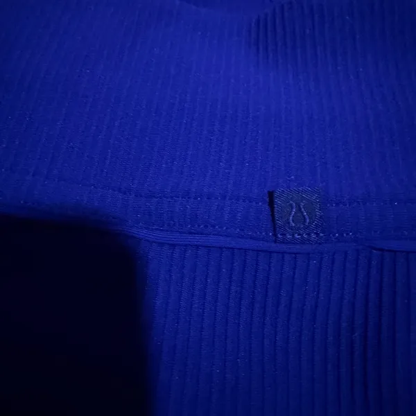 Lululemon athletica energy bra blue ribbed $78 limited edition active 8 workout - Image 6