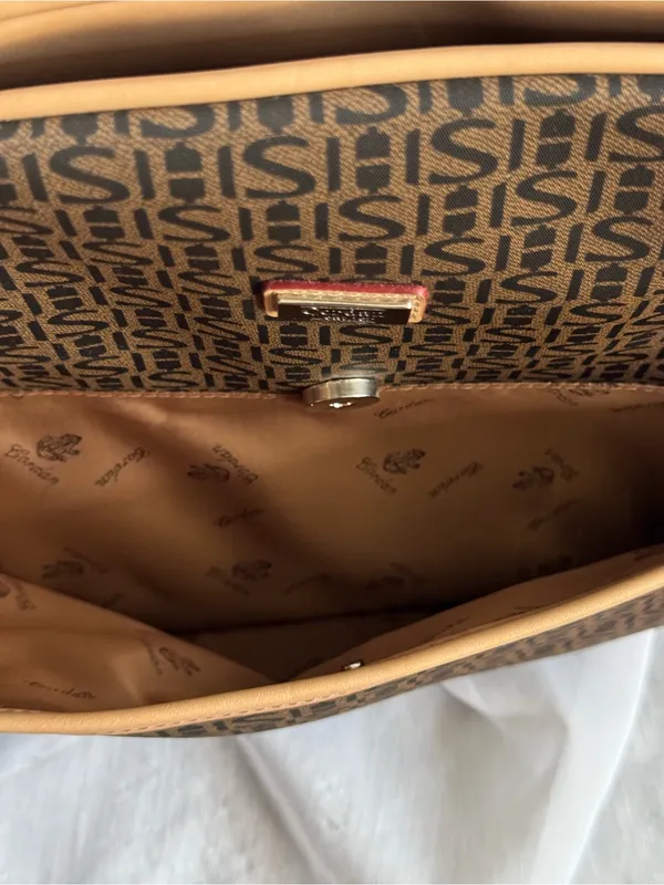 Cordan Leather Monogram Travel Bag Brown - Image 2