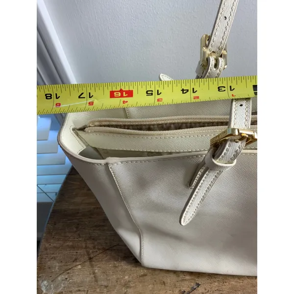 Tory Burch Cream Large Leather shoulder bag‎ - Image 10