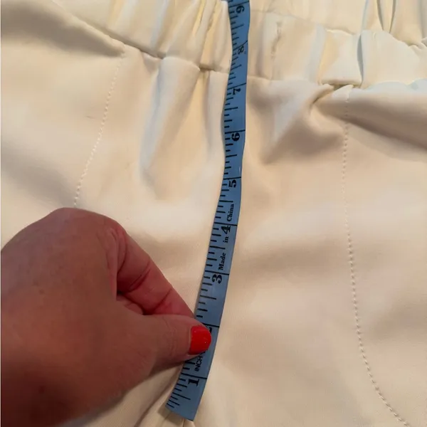 Vintage 90s Y2K Von Dutch Funky Track Pants L Large Solid White Cargo Pockets - Image 8