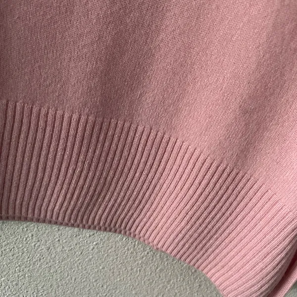 {J.Crew} Light Pink Cashmere Turtleneck Sweater - Image 3