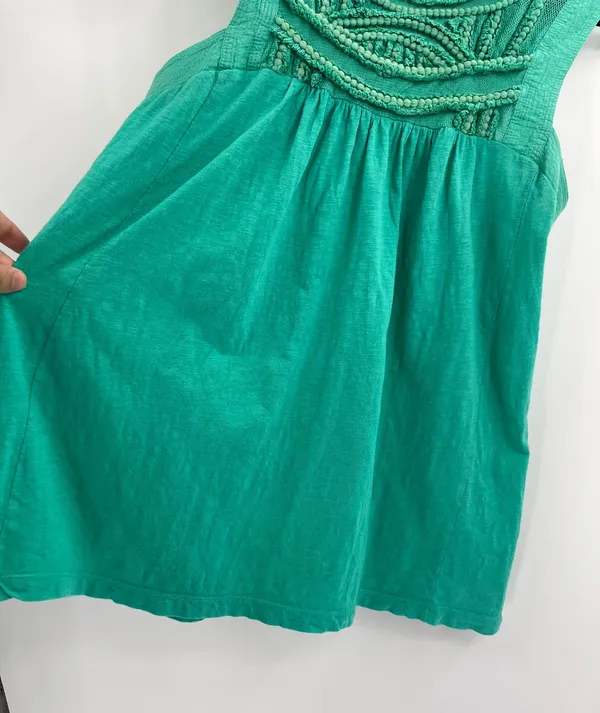 Anthropologie Akemi + Kin Green Boho Sleeveless Cami Peasant Top Size Small - Image 6