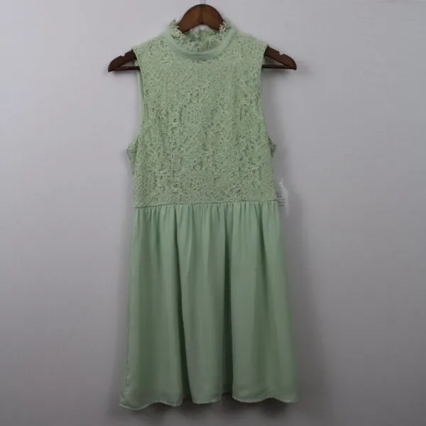NWT altard state seafoam lace‎ dress L - Image 2