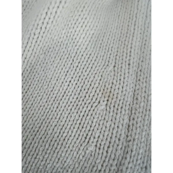 Incentive Cashmere Ivory Chunky Knit Turtleneck Sweater Made Italy Size S - Image 8