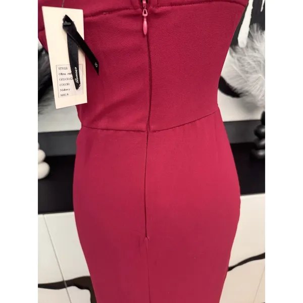 TFNC London Ollena Midi Dress Women's 8 Mulberry Purple Formal Cocktail NWT - Image 8