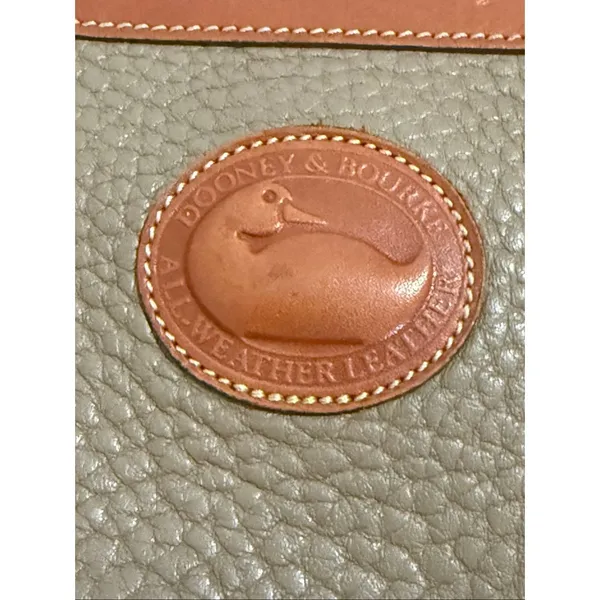 Vintage Dooney & Bourke Women All Weather Pebbled Leather Shoulder Bag Purse - Image 4