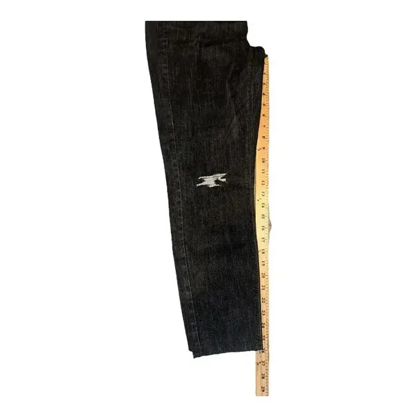 Old Navy‎ Black High Rise Rockstar Super Skinny Jeans, Sz 10 - Image 7
