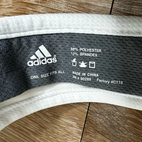 Adidas Unisex Adizero Climacool White Athletic Performance Visor Hat, OS - Image 9