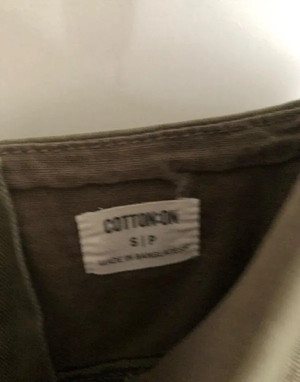 Cotton On Green 100% Cotton Cargo pocket Dress - Image 4
