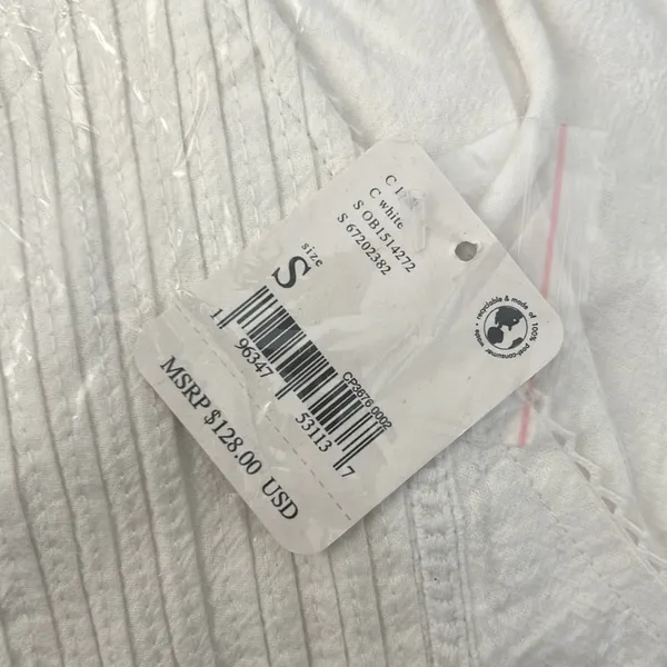 Free People Desert Days Mini Dress in White, Size S New w/Tag - Image 2