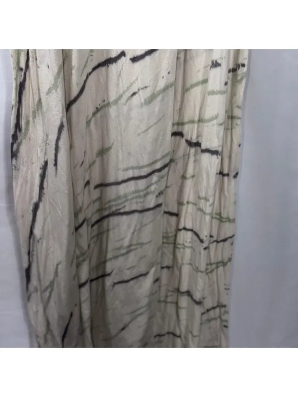 Alternative Apparel Cream Abstract Maxi Dress Size Large - Image 5