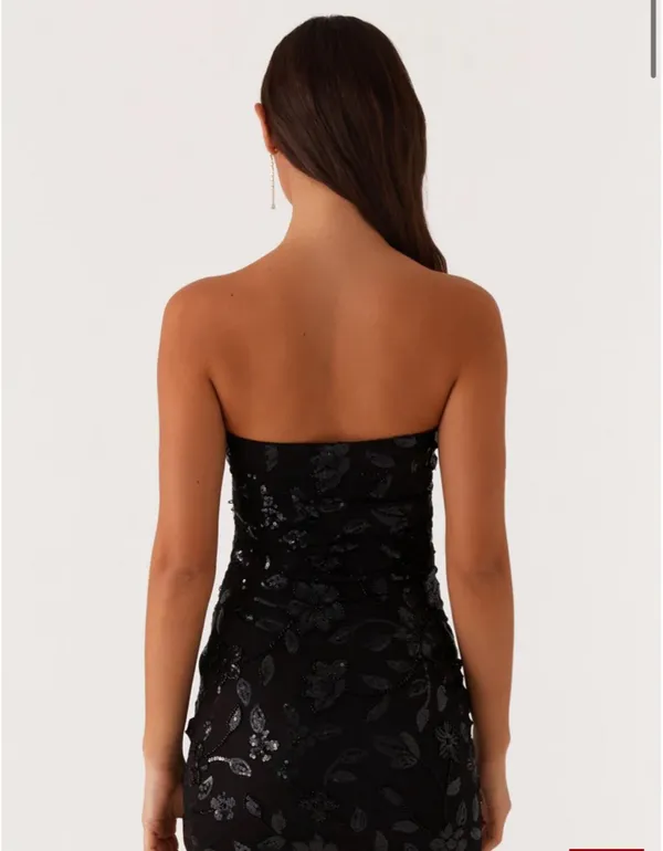 Peppermayo Exclusive - Moorey Beaded Mini Dress - Black - Image 2