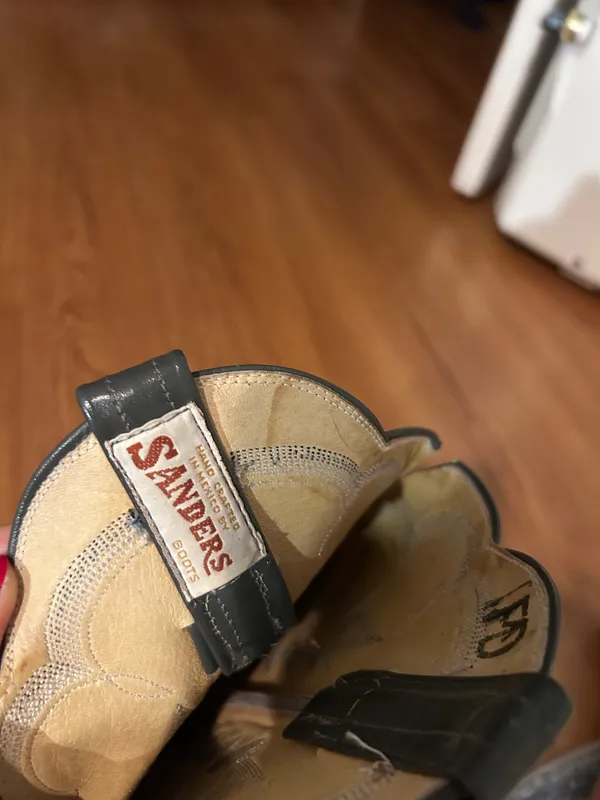 Sanders Cowgirl Gray Boots - Image 9