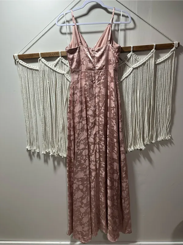 Lulu's Rose Blush Floral Lace Maxi Dress - Image 5