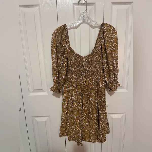 Faithfull The Brand Alina Mini Dress Le Medina Paisley Size Large - Image 3