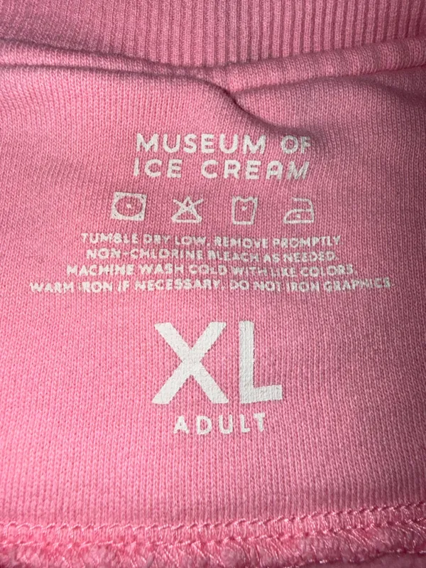 Museum of Ice Cream Crewneck Sweatshirt in Bubblegum Pink Adult XL - Image 7