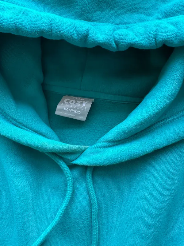 aritzia tna cozy fleece bf hoodie womens xxs - Image 3