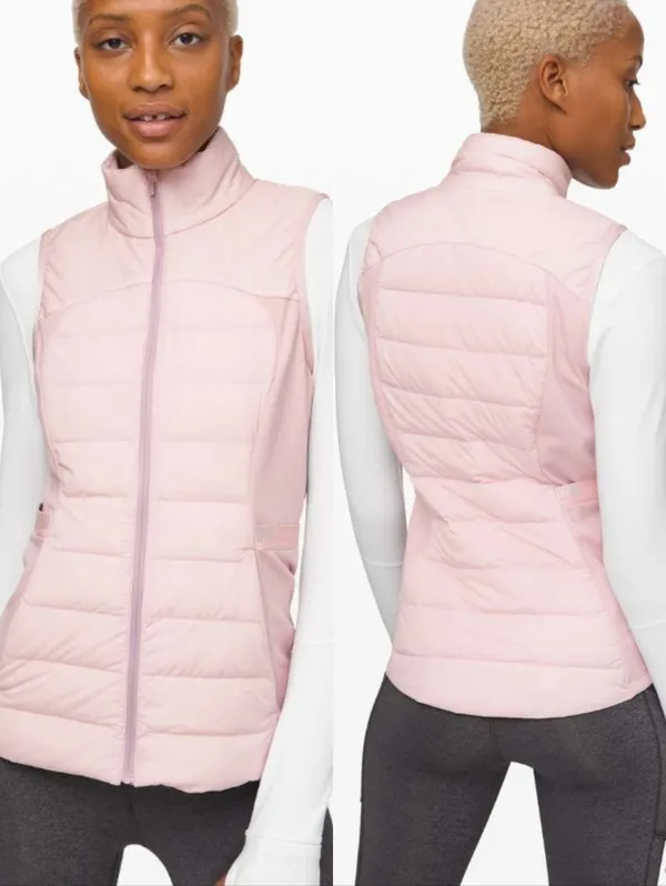 {8} Lululemon Down For It All Puffer Vest Porcelain Pink - Image 2