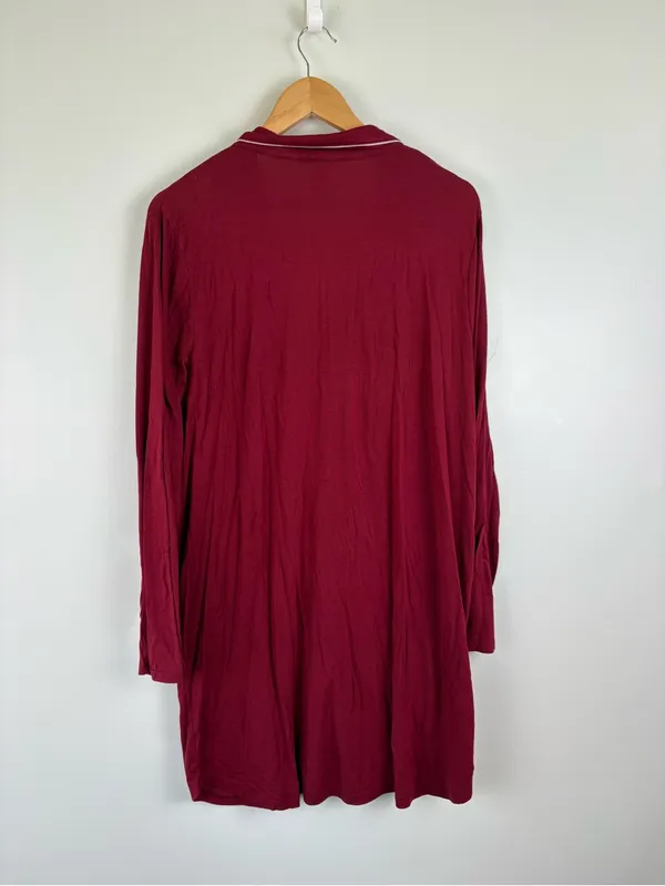 Victoria's Secret long-sleeve button-down sleep shirt Size large - Image 2