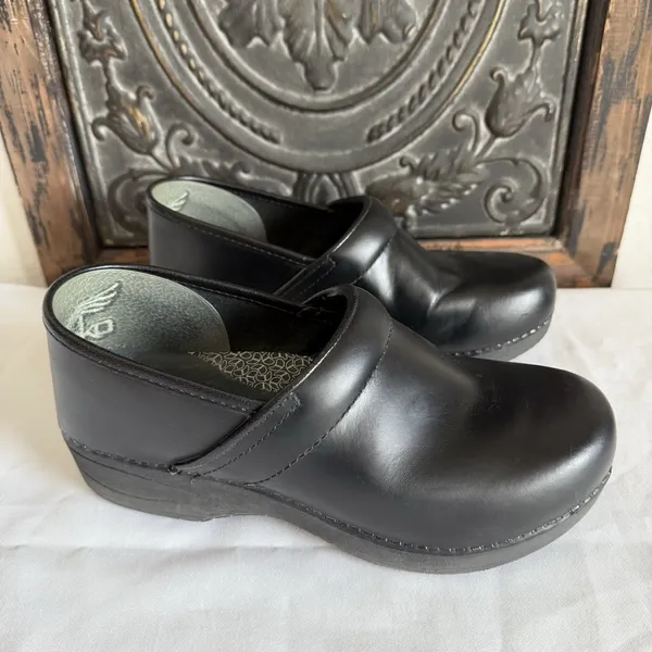 Dansko XP 2.0 Womens‎ 40 EU (9.5/10 US) Black Leather Professional Nurse Shoes - Image 2