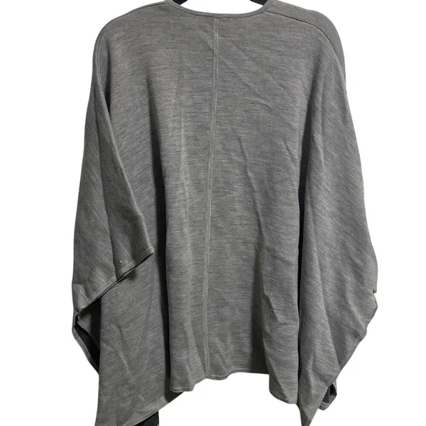 Ann Taylor Gray Knit Open‎ Front Kimono Cardigan Sweater Women's - Image 4