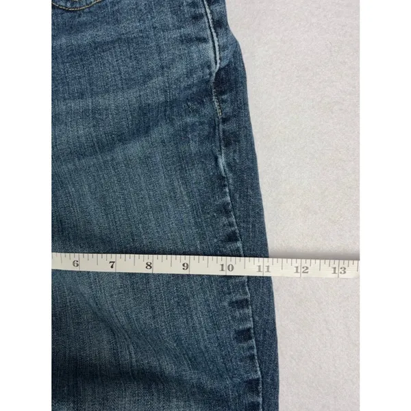 Levi's 515 Bootcut Jeans Women's 12M (32x30) Dark Wash Flap Pockets Western Y2K - Image 8