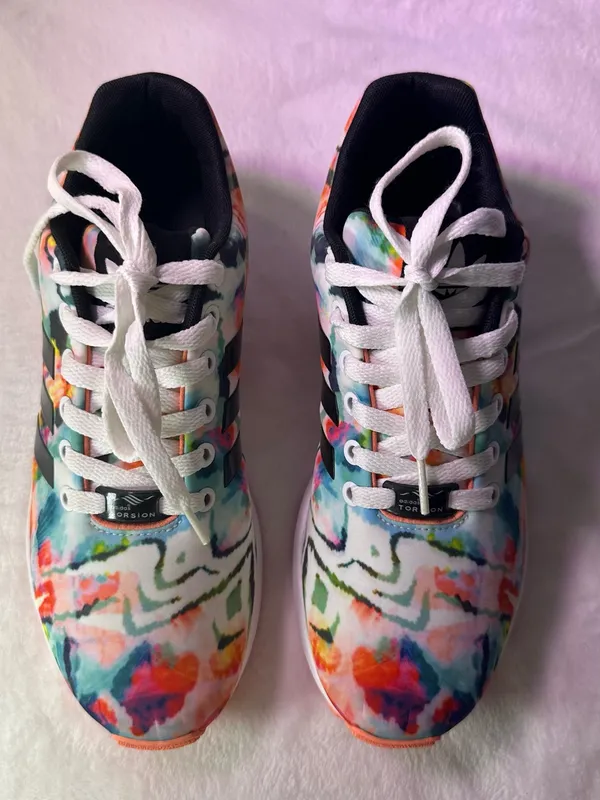 adidas Multicolor Athletic Sneakers with Black Stripes - Image 5