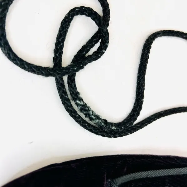 Vintage 70's Magid Handmade Black Velvet Formal Mini Bag - Image 10
