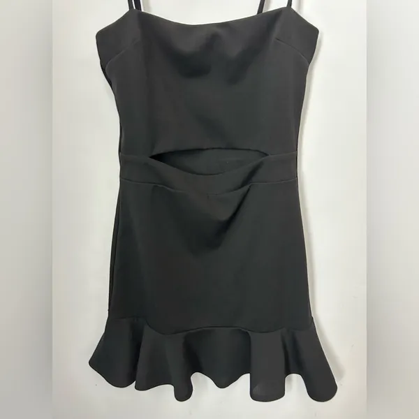 Lucy in the Sky Reilly Cut Out Mini Dress M - Image 2