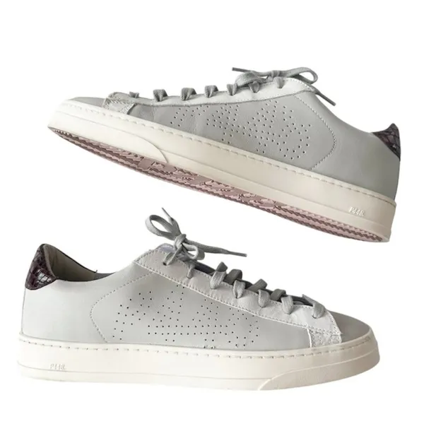 P448 Jack Perforated Sneaker in Gray Lilac - Image 2