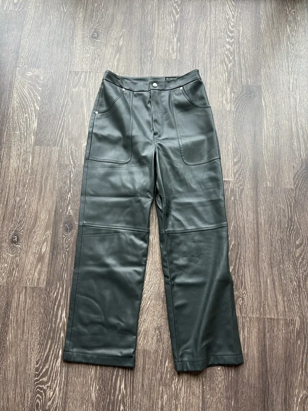 BLANK NYC Green leather pants - Image 2