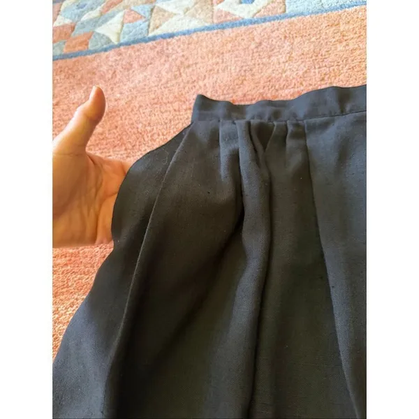 Sag Harbor Vintage High Waist Midi Skirt Dark Charcoal Gray Size 9/10 - Image 2